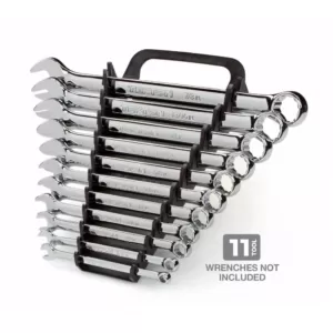 TEKTON 5.75 in. 11-Tool Store-and-Go Wrench Rack Keeper in Black