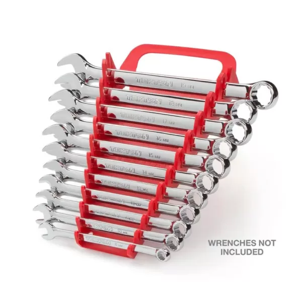 TEKTON 5.75 in. 11-Tool Store-and-Go Wrench Rack Keeper in Red