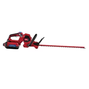 Toro Flex-Force 24 in. 60-Volt Max Lithium-Ion Cordless Hedge Trimmer - 2.5 Ah Battery and Charger Included