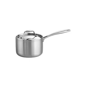 Tramontina Gourmet Tri-Ply Clad 2 qt. Stainless Steel Sauce Pan with Lid