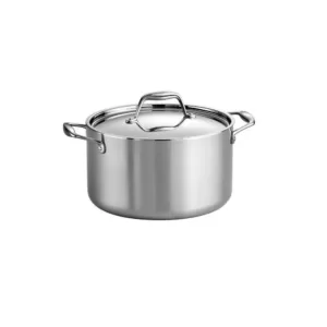 Tramontina Gourmet Tri-Ply Clad 6 qt. Stainless Steel Sauce Pot with Lid