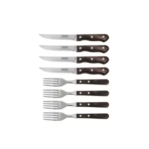 Tramontina Churrasco 8-Piece Steak Knife and Fork Set