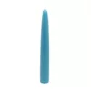 Zest Candle 6 in. Turquoise Taper Candles (Set of 12)