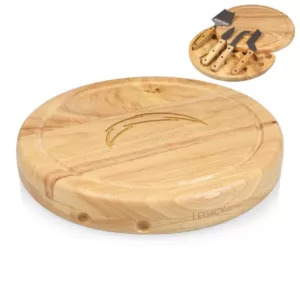 TOSCANA Los Angeles Chargers Circo Wood Cheese Board Set with Tools