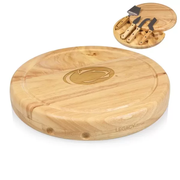 TOSCANA Penn State Nittany Lions Circo Wood Cheese Board Set with Tools