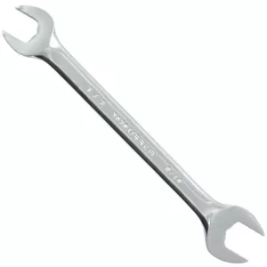 URREA 3/16 in. X 1/4 in. Open End Chrome Wrench