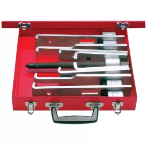 URREA 14 Piece Cased Set of 6 Ton 2 Arm Pullers With 8 Jaws