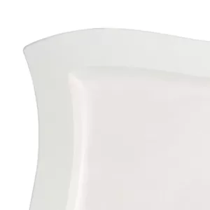 Villeroy & Boch New Wave White Porcelain 13 in. Square Platter