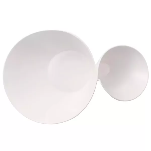 Villeroy & Boch New Wave White Porcelain Chip and Dip Bowl