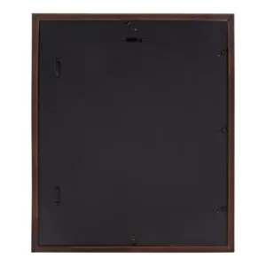 DesignOvation Gallery 13 in. x 16 in. matted to 8 in. x 10 in. Walnut Brown Picture Frame