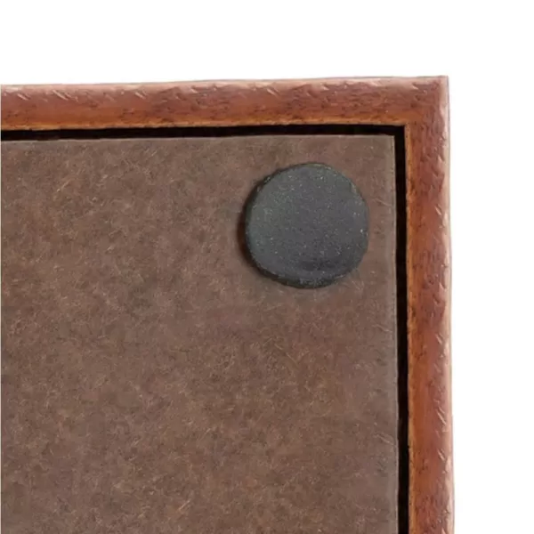 Kate and Laurel Lipton 16 in. x 12 in. Walnut Brown Rectangle Decorative Tray