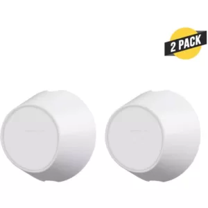 Wasserstein Arlo Ultra/Ultra 2 and Pro 3/Pro 4 Indoor Outdoor Magnetic Wall Mount, Extra Flexibility for Your Camera (2-Pack, White)