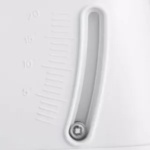 Wasserstein Adjustable Vertical Wall Mount Kit Compatible with Google Nest Hello Video Doorbell, White