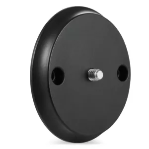 Wasserstein Magnetic Wall Mount for Google Nest Cam IQ Indoor - Mount Your Camera with Screws or Magnets, Black