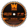 WEN 12 in. 48-Tooth Carbide-Tipped Professional Woodworking Saw Blade for Miter Saws and Table Saws