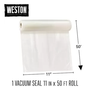 Weston Vacuum Sealer Bag Roll 1 11 in. x 50 ft. Roll, bagged