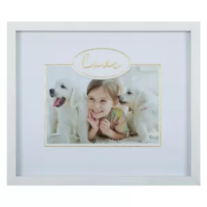 Pinnacle One Happy Family White and Gold Picture Frame (Set of 6)