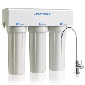 APEC Water Systems WFS-Series Super Capacity Premium Quality 3-Stage Under Counter Water Filtration System