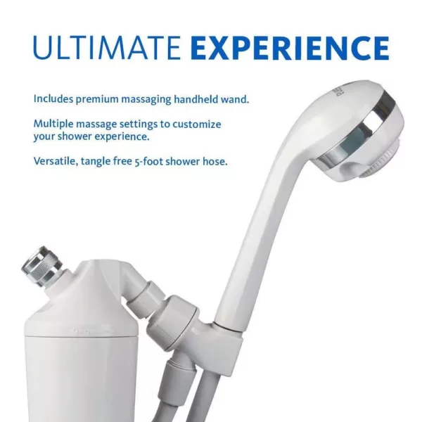 Aquasana Premium Shower Filter with Massaging Handheld Wand
