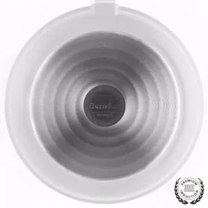 Berndes Vario Click Pearl 4.25 qt. Round Cast Aluminum Ceramic Nonstick Dutch Oven in White with Glass Lid