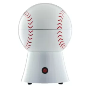 Brentwood Baseball 2 oz. White Countertop Popcorn Machine