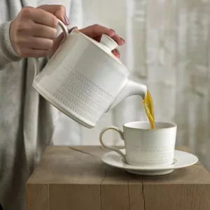 Denby Natural Canvas Textured Teapot