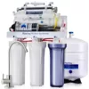 ISPRING 6-Stage Under Sink Reverse Osmosis Drinking Water Filtration System with Booster Pump and UV Filter, 100GPD