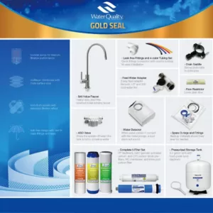 ISPRING Maximum Performance Under Sink Reverse Osmosis Drinking Water Filtration System with Booster Pump