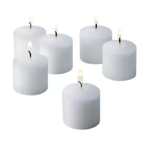 Light In The Dark 10 Hour White Jasmine Scented Votive Candle (Set of 72)