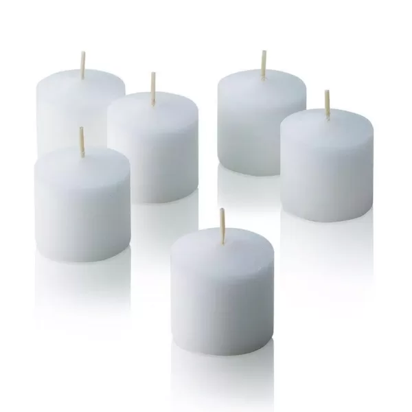 Light In The Dark 10 Hour White Unscented Votive Candle (Set of 36)