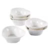MALACASA 3.5 in. White Ceramic Ramekins Set for Souffle Dishes (Set of 6)