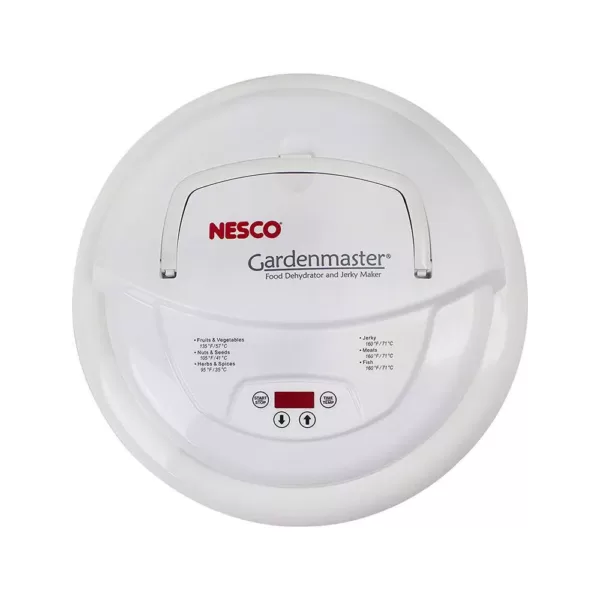 Nesco Gardenmaster 4-Tray Expandable White Food Dehydrator with Temperature Control