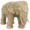 Oriental Furniture Oriental Furniture 20 in. Rustic Jeweled Elephant Decorative Statue