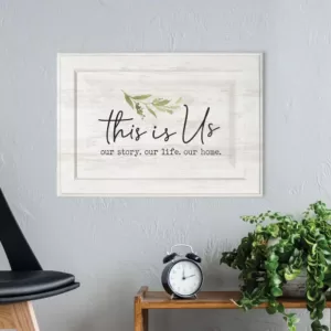 P Graham Dunn "This is Us" White Wood Wall Decor