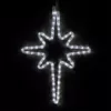Wintergreen Lighting 18 in. 65-Light LED Cool White Hanging Bethlehem Star