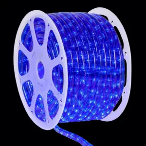 Wintergreen Lighting 150 ft. 1800-Light LED Blue Rope Light Kit