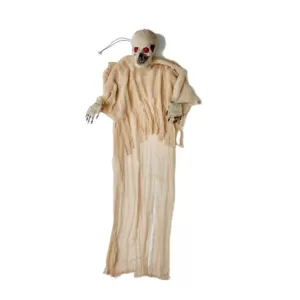 Worth Imports 67 in. Halloween Hanging Mummy with Red Light Eyes and Voice