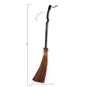 Worth Imports 35 in. Witch Broom Halloween Prop (Set of 2)