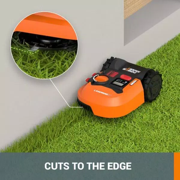 Worx POWER SHARE 20-Volt 7 in. Robotic Landroid Mower, Brushless Wheel Motors, Wifi Plus Phone App with GPS Module Included