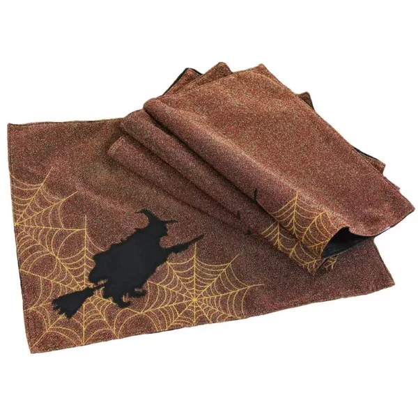 Xia Home Fashions 0.2 in. H x 18 in. W x 13 in. D Witching Hour Halloween Placemats (Set of 4)