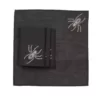 Xia Home Fashions 0.1 in. H x 20 in. W x 20 in. D Halloween Spider Web Napkins in Black (Set of 4)