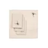 Xia Home Fashions 0.1 in. H x 20 in. W x 20 in. D Halloween Creepy Spiders Napkins in Natural (Set of 4)