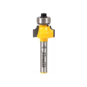Yonico Round Over Edge Forming 1/8 in. Radius 1/4 in. Shank Carbide Tipped Router Bit