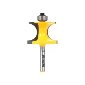 Yonico Bullnose Bead 3/4 in. Bead 1/4 in. Shank Carbide Tipped Router Bit