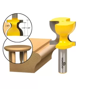 Yonico Window Sill 1-3/8 in. L 1/2 in. Shank Carbide Tipped Router Bit