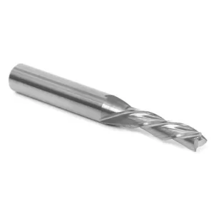 Yonico 3/16 in. Dia Solid Carbide 3-Flute Downcut Spiral End Mill 1/4 in. Shank CNC Router Bit