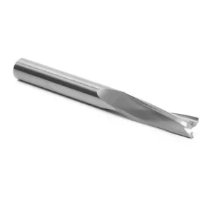 Yonico 3-Flute Low Helix Upcut Spiral End Mill 1/4 in. Dia 1/4 in. Shank Solid Carbide CNC Router Bit