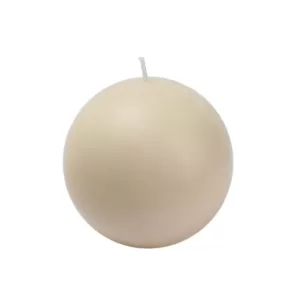Zest Candle 4 in. Ivory Ball Candles (2-Box)