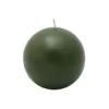 Zest Candle 4 in. Hunter Green Ball Candles (2-Box)