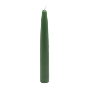 Zest Candle 6 in. Hunter Green Taper Candles (Set of 12)